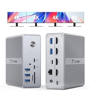 WAVLINK USB-C Universal Quad 4K (QV4K) Docking Station with 100W